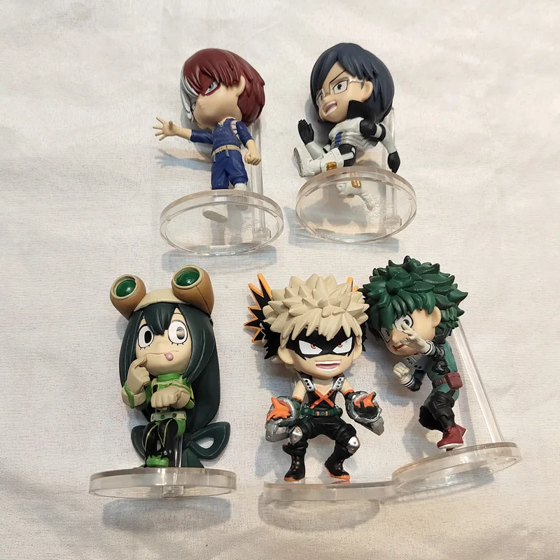 

Anime My Hero Academia Figurine Todoroki Shouto Midoriya Izuku Bakugou Katsuki Asui Tsuyu Action Figure Model Toys Figures