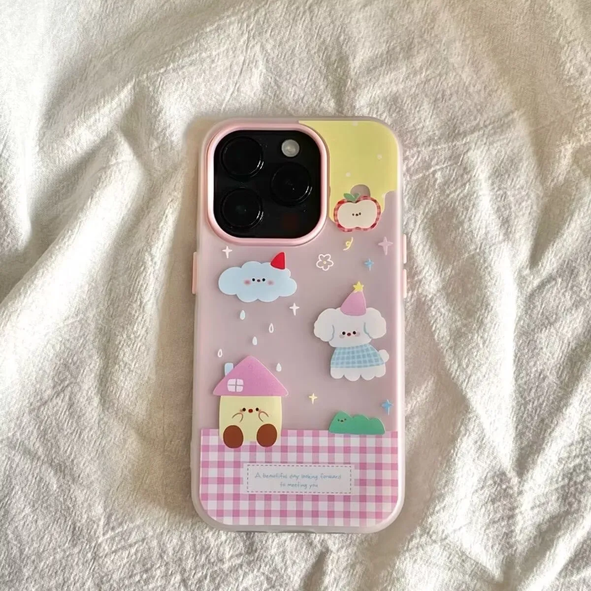 Фото Противоударный силиконовый матовый чехол LALA Cartoon Puppy Candy Color 2-в-1 для телефонов Vivo V60 V50 V40 V30 V29 V27 V29E V27E Lite 4G 5G №1