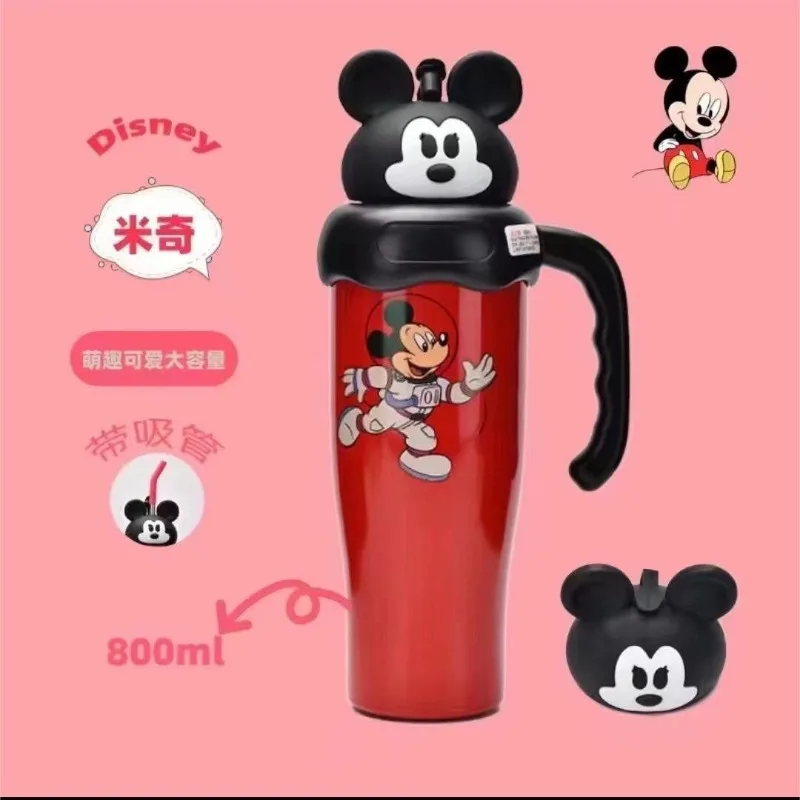 Соломенная чашка для льда Disney New Lotso Minnie Mickey 304 из нержавеющей стали большая