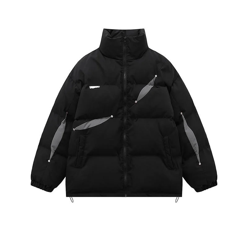 Rainbowtouches Men Winter Casual Thick Warm Windproof Parkas Jackets Men Down Coat 2022 Fashion High Quality Patchwork Jacket