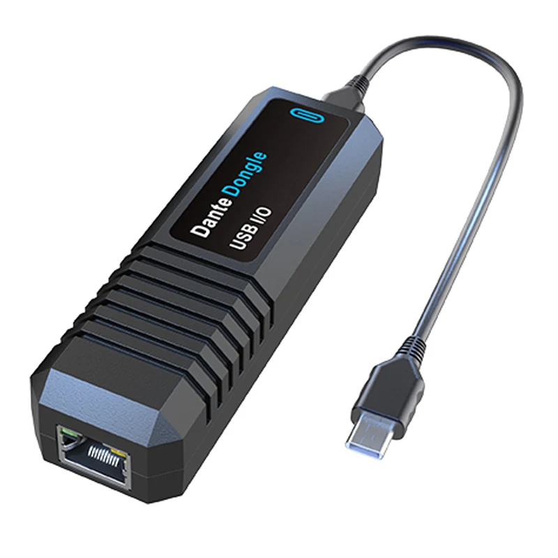 Dante Dongle USB I/O Цифровой аудио двунаправленный преобразователь