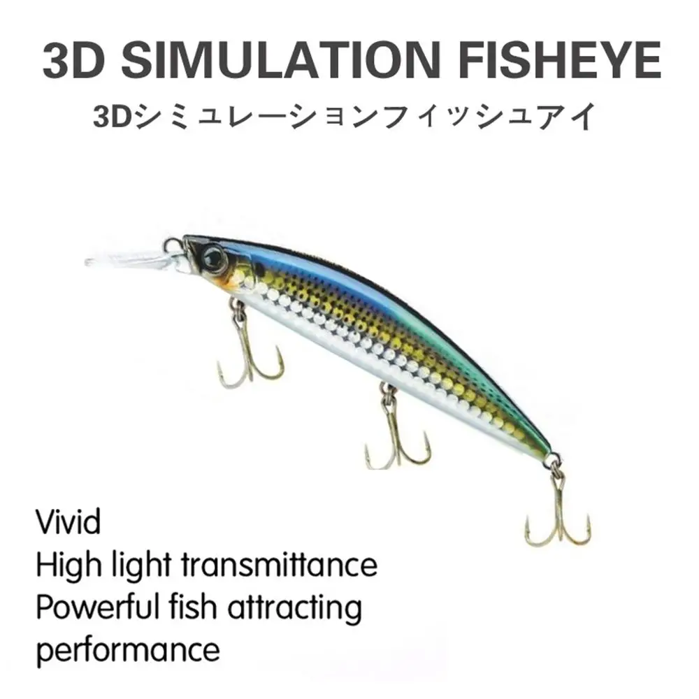 

2023 Japan Mini High Quality Hard Fishing Lure 27g/90mm 37g/110mm Sinking Minnow Stream Bait for Trout Pike Striped Bass