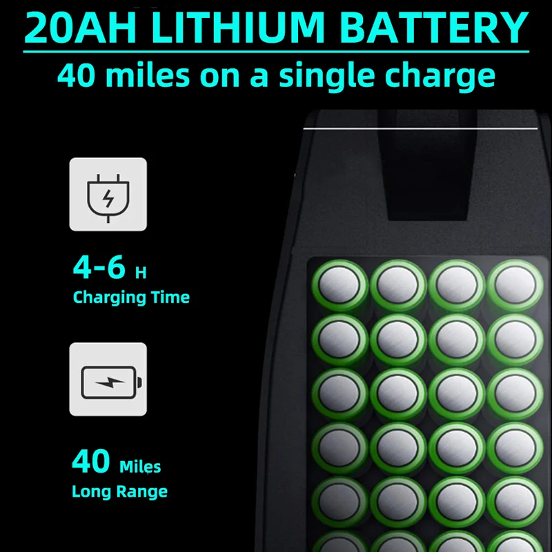 Jueshuai 48V 1300W Electric Scooter Energy Saving with 20AH Battery Foldable Electric Scooters Adults 60KM/H Max Speed EU Stock