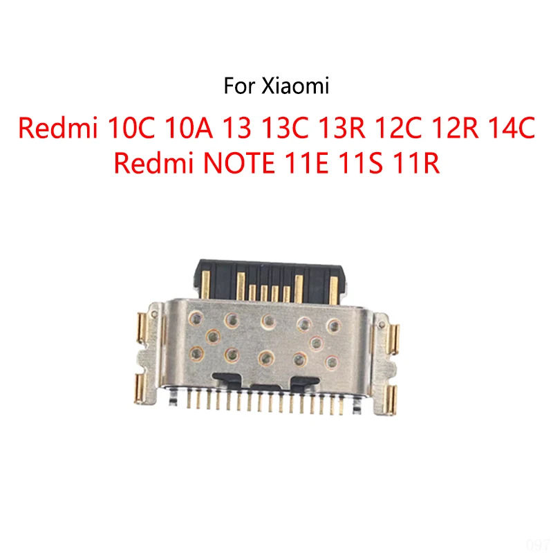 Фото 50 шт. для Xiaomi Redmi 10C 10A 13 13C 13R 12C 12R 14C Redmi ПРИМЕЧАНИЕ 11E 11S 11R USB-разъем для зарядки, разъем для зарядки, док-станция №4