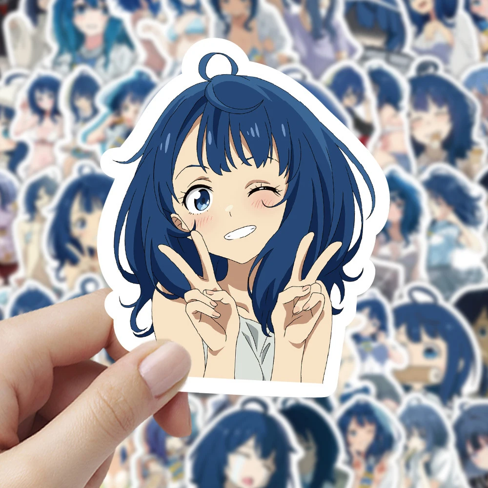 10/30/60 шт. Аниме Слишком много теряющих героинь Наклейки Милые Янами Анна Наклейка