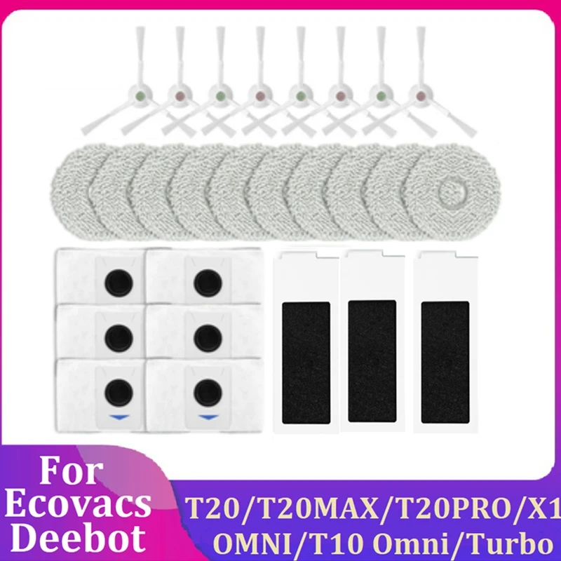 

Запасные части для робота-пылесоса Ecovacs Deebot T20/T20MAX/T20PRO/X1 OMNI/T10 Omni/Turbo