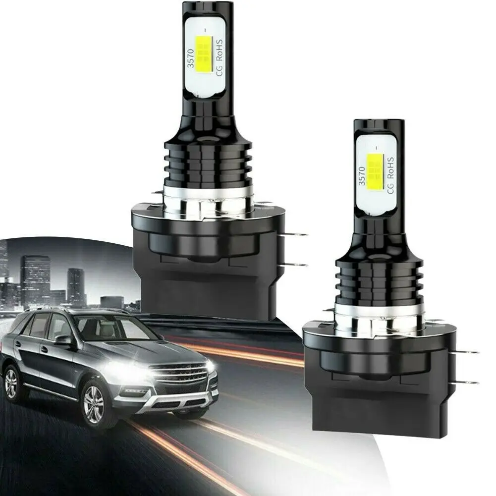 

2 PCS Car H11B LED Headlight H11B 3000K 6000K CSP Chip High Power High Brightness CSP Front Fog Light H11B Led Headlight Bulb