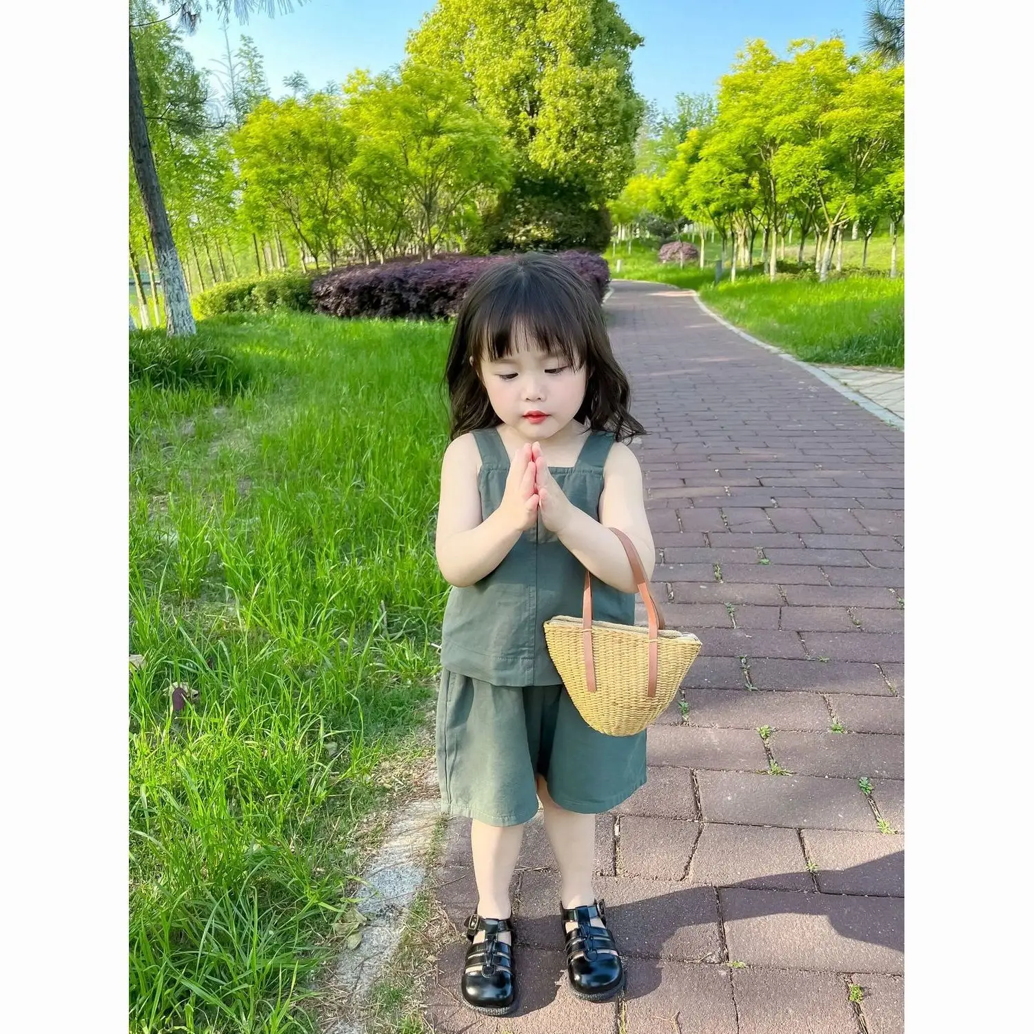 

Children Sets Soft Comfortable Pretty Lovely Lively Arder Simple Fashion Loose Sweet New Pattern Personality Artistic Soild