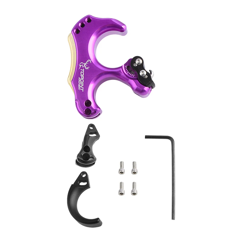 Релиз для стрельбы из лука 3/4 пальцы переключаемый Рекурсивный блочный лук