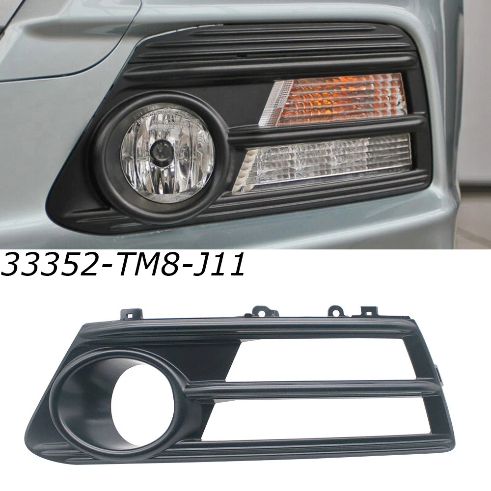 

Оригинальный для Honda Insight 2012 2013 2014, противотуманная фара, бампер, противотуманная крышка вождения, лицевая панель, отделка, гарнир 33352-TM8-J11 или 33302-TM8-J11