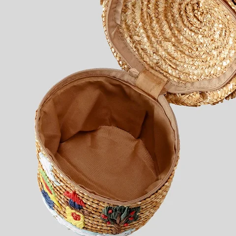 Креативные женские сумки на плечо с мультяшным домиком, бумажные тканые милые сумки ручной работы, летняя пляжная сумка для отдыха на море для девочек