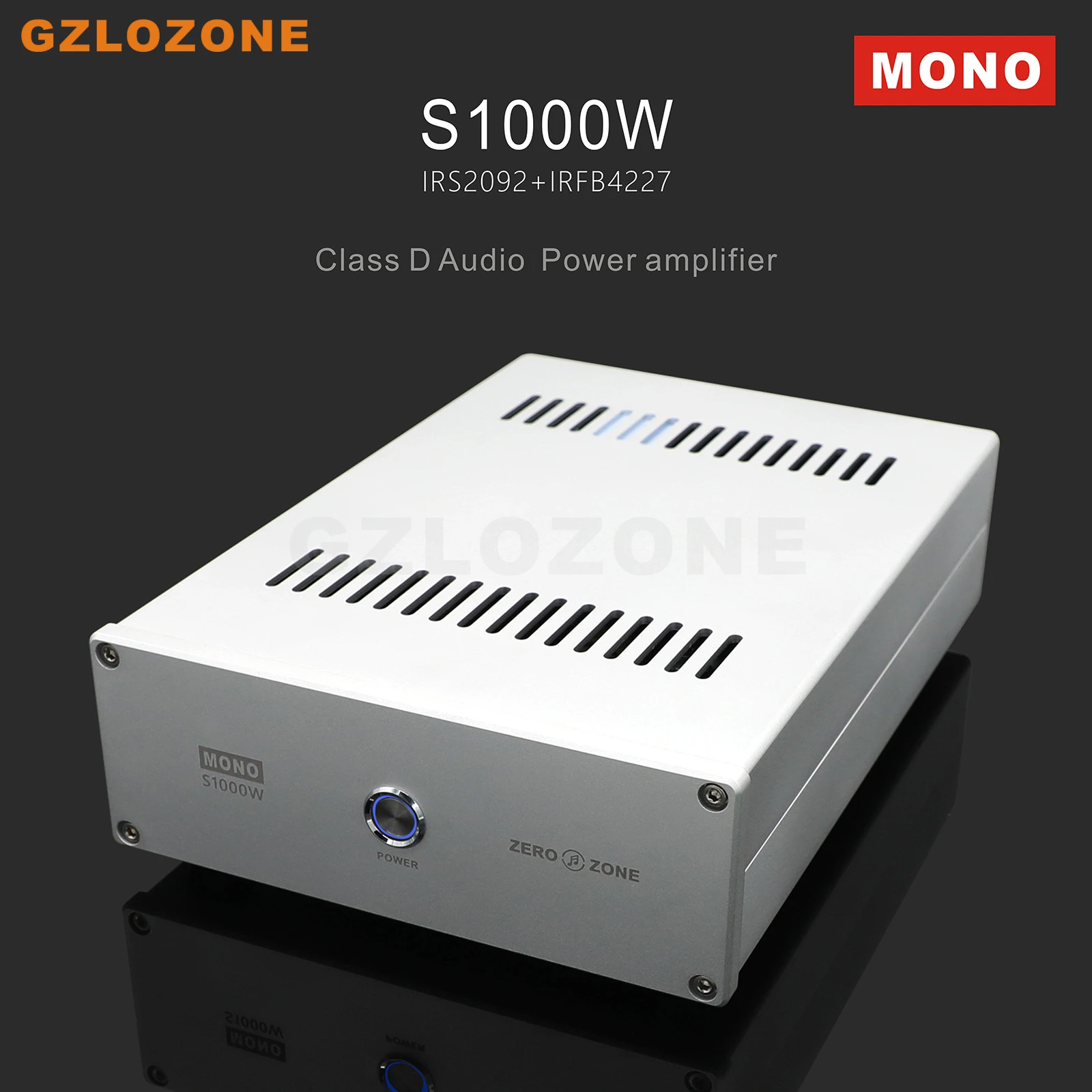 

S1000W Mono Class D Power Amplifier 1000W IRS2092+IRFB4227 Audio Amplifier