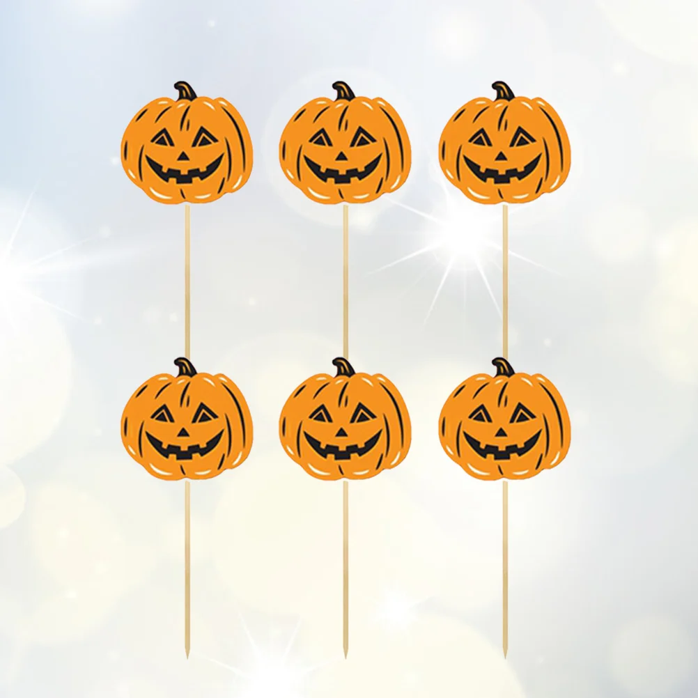 

24 Cupcake Toppers Set Horror Cake Decor Scary Party Decoration Party Cake Decor