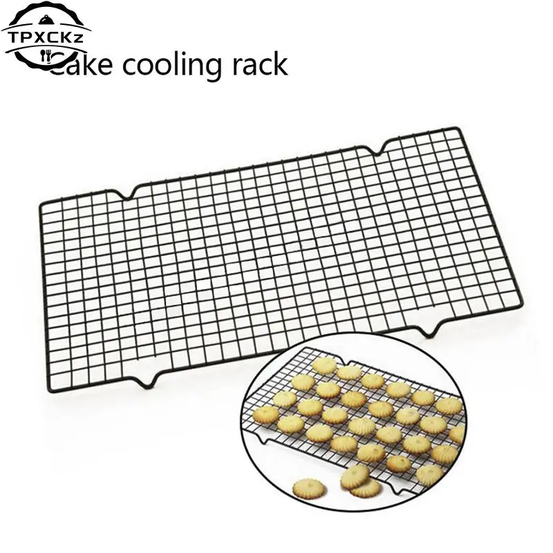 

Nonstick Metal Cake Cooling Grid Rack Net Cookies Biscuits Bread Muffins Drying Stand Holder Kitchen Baking Tray Tools