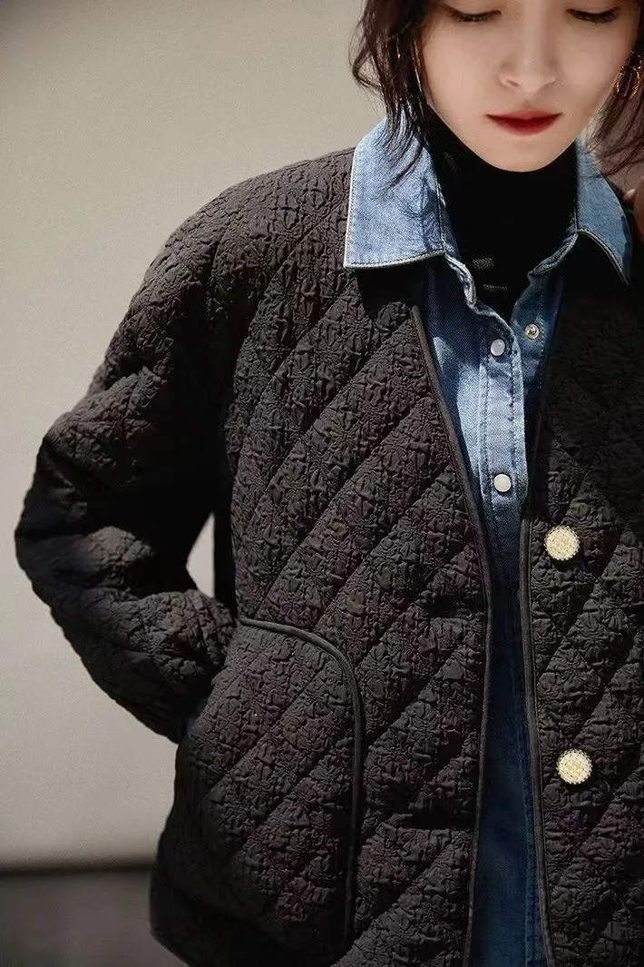 Winter 2022 Women's Down Jacket Fashionable And Versatile New Ladies' Cotton Coat Lightweight And Warm Ladies' Down Coat