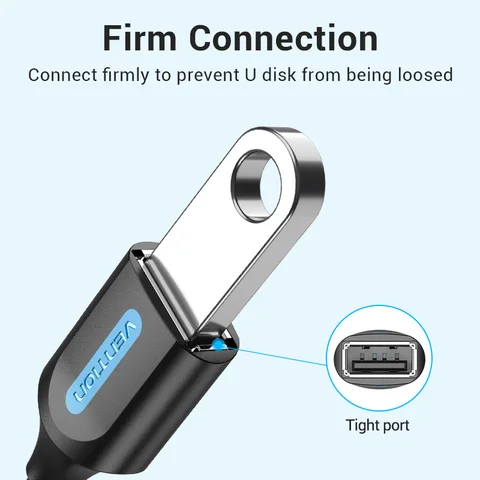 Кабель-адаптер Vention Micro USB OTG для Xiaomi Redmi Note 5, разъем Micro USB, адаптер USB 2.0 OTG для Samsung S6, планшетная мышь