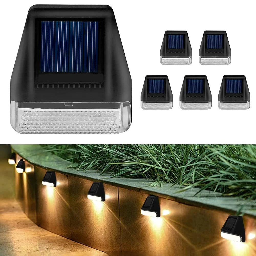 

LED Solar Light Outdoor Garden Decoration Deck Light Wall Sconce Fence Lamp Driveway Garden Lighting Outdoor Solar Lighting