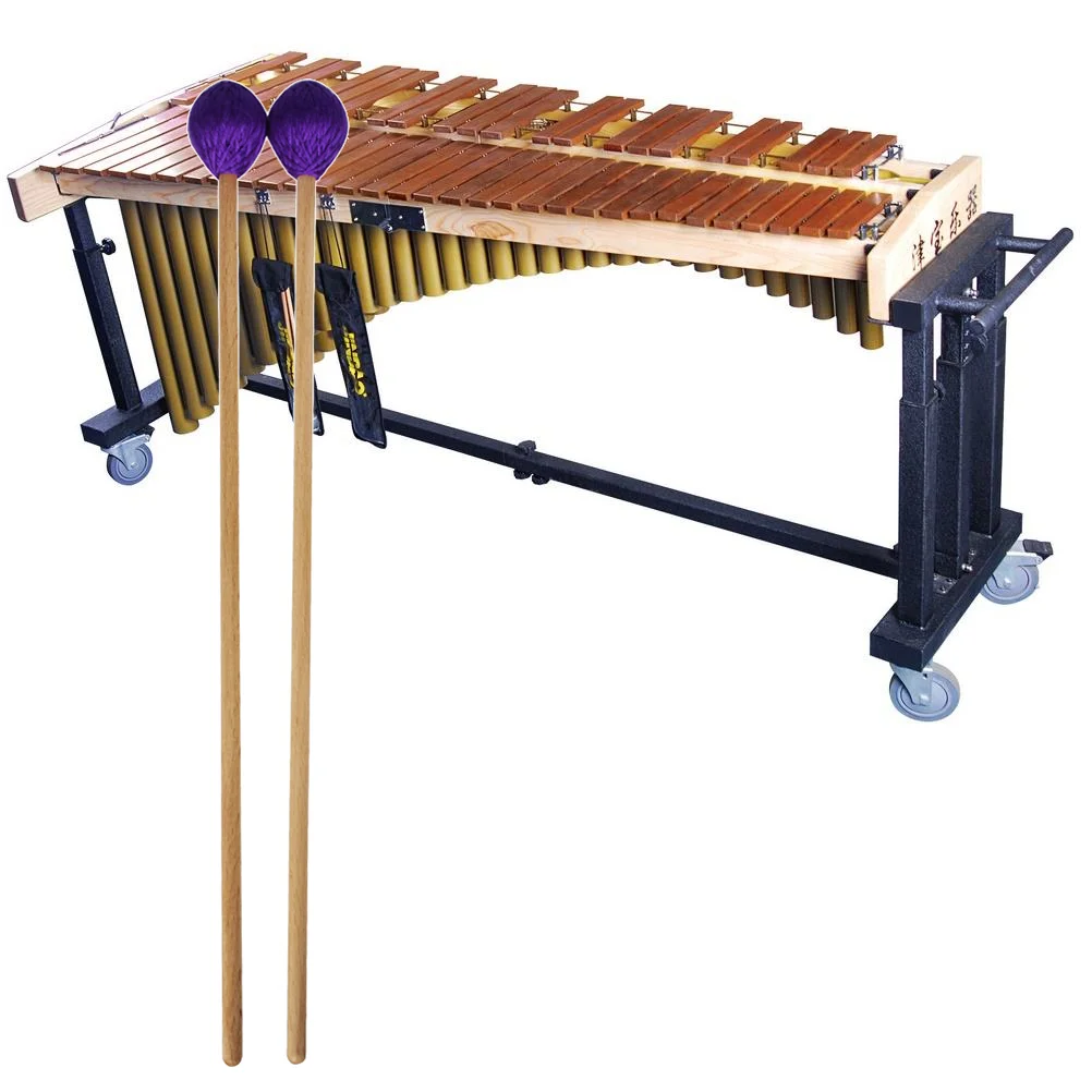 

Mallets Marimba Vibraphone Wool Medium Handles Birchhard Head Yarn Wrappedsticksmallet Percussion
