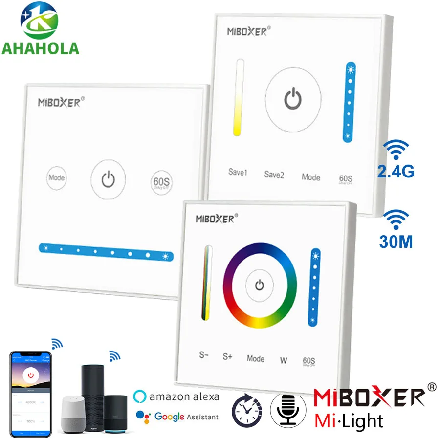 

Miboxer P1 P2 P3 панель сенсорный переключатель умный светодиодный диммер 12 В 24 В Dc Mi световой переключатель диммер 24 в 12 В контроллер яркости