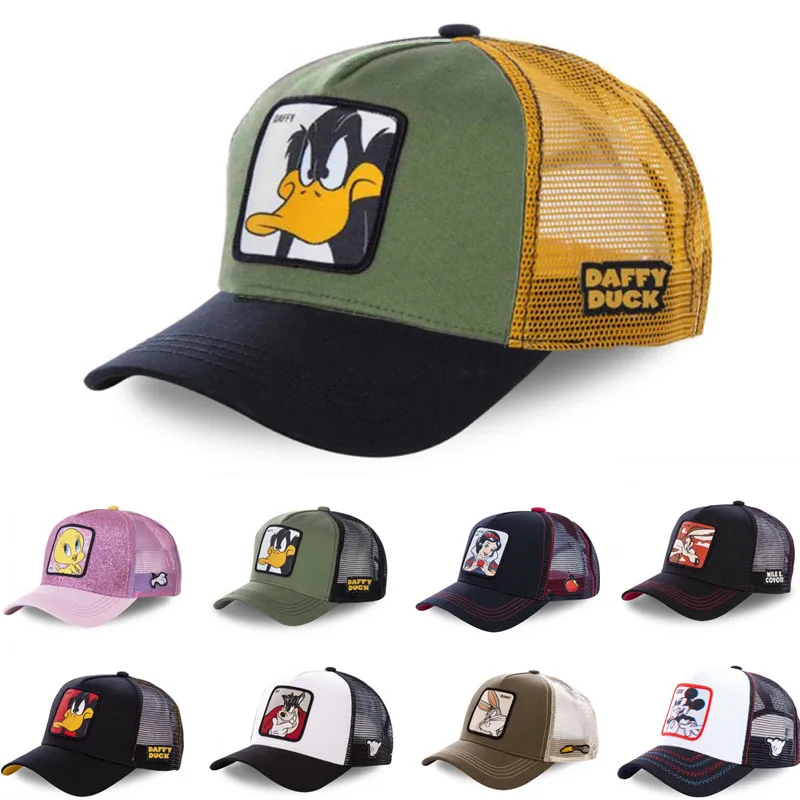 

41Styles New Disney Mickey Minnie Mouse Snapback Cotton Baseball Cap Men Women Hip Hop Dad Mesh Hat Trucker Hat Christmas Gifts