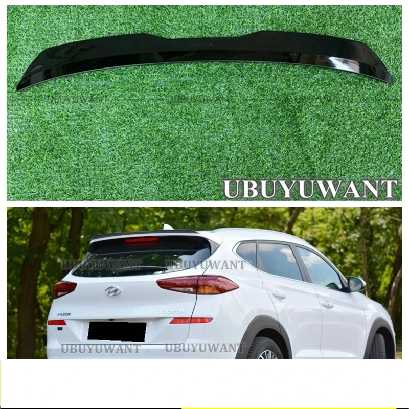 

Задний спойлер на крышу для Hyundai Tucson TL Facelift 2019 + спойлер для хэтчбека из АБС-пластика блестящий черный Автомобильный спойлер