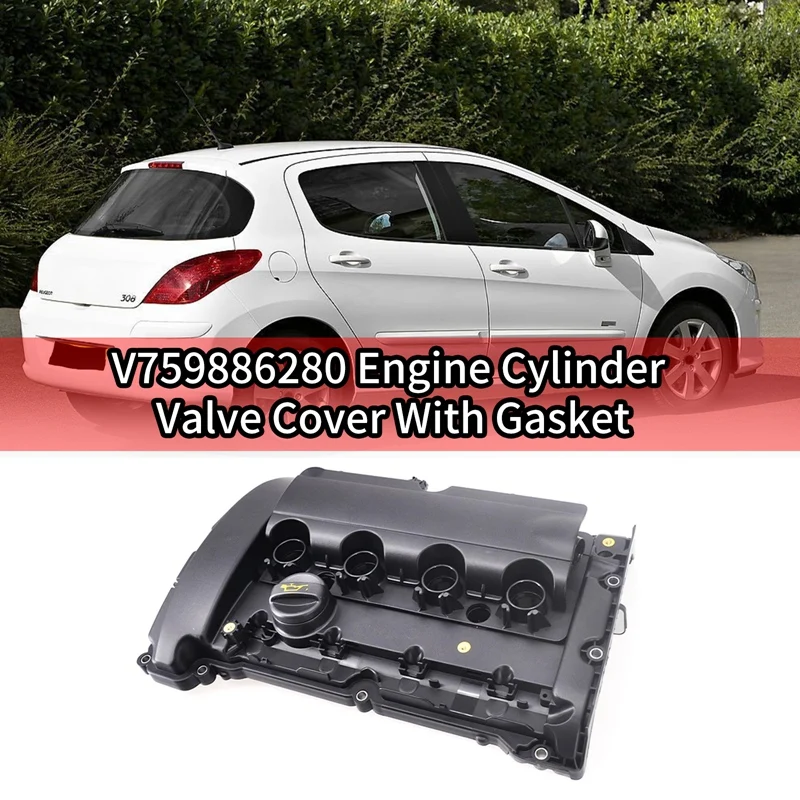 

Крышка клапана автомобильного бензинового двигателя и прокладка для Peugeot 3008 308CC RCZ Citroen C4L 1,6 T V759886280