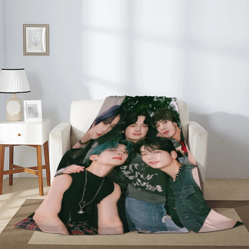 Kpop TXT плед одеяло пушистые мягкие