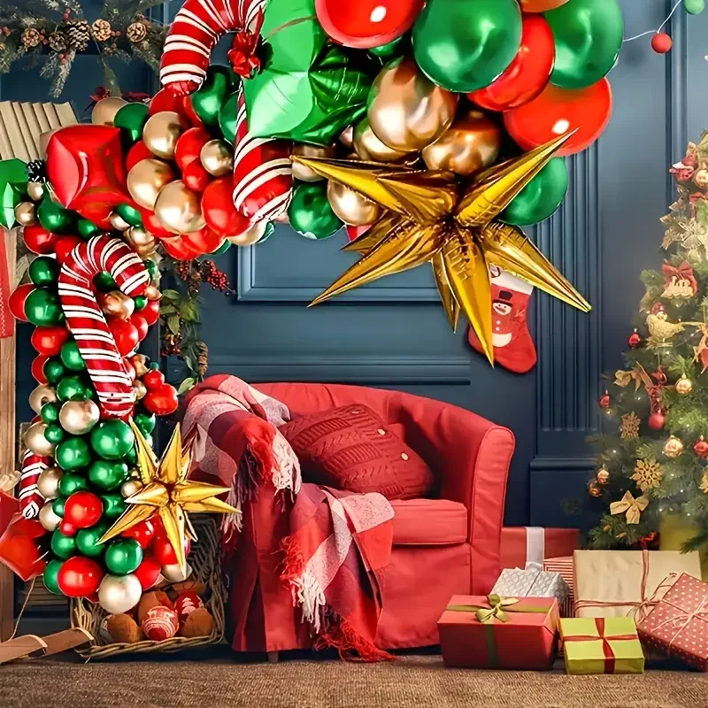 85 шт. красно-зеленые рождественские квадратные подарочные коробки