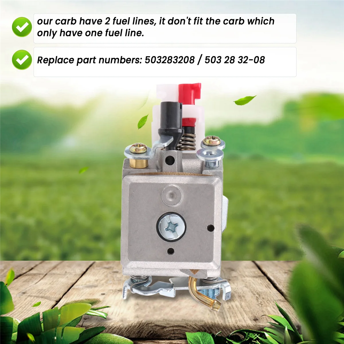 Карбюратор для HUSQVARNA 340 345 346 350 353 детали бензопилы Zama 503283208 Карбюр