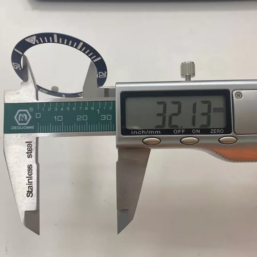 40.4mm watch bezel insert watch accessories aluminum piece bezel mouth case outer bezel mouth diameter 40.4mm inside 32.1mm