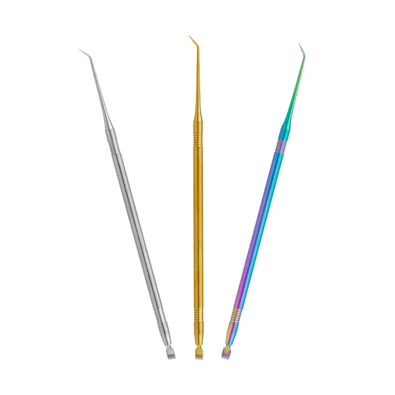 Инструменты для завивки ресниц стержни из нержавеющей стали очистки макияж