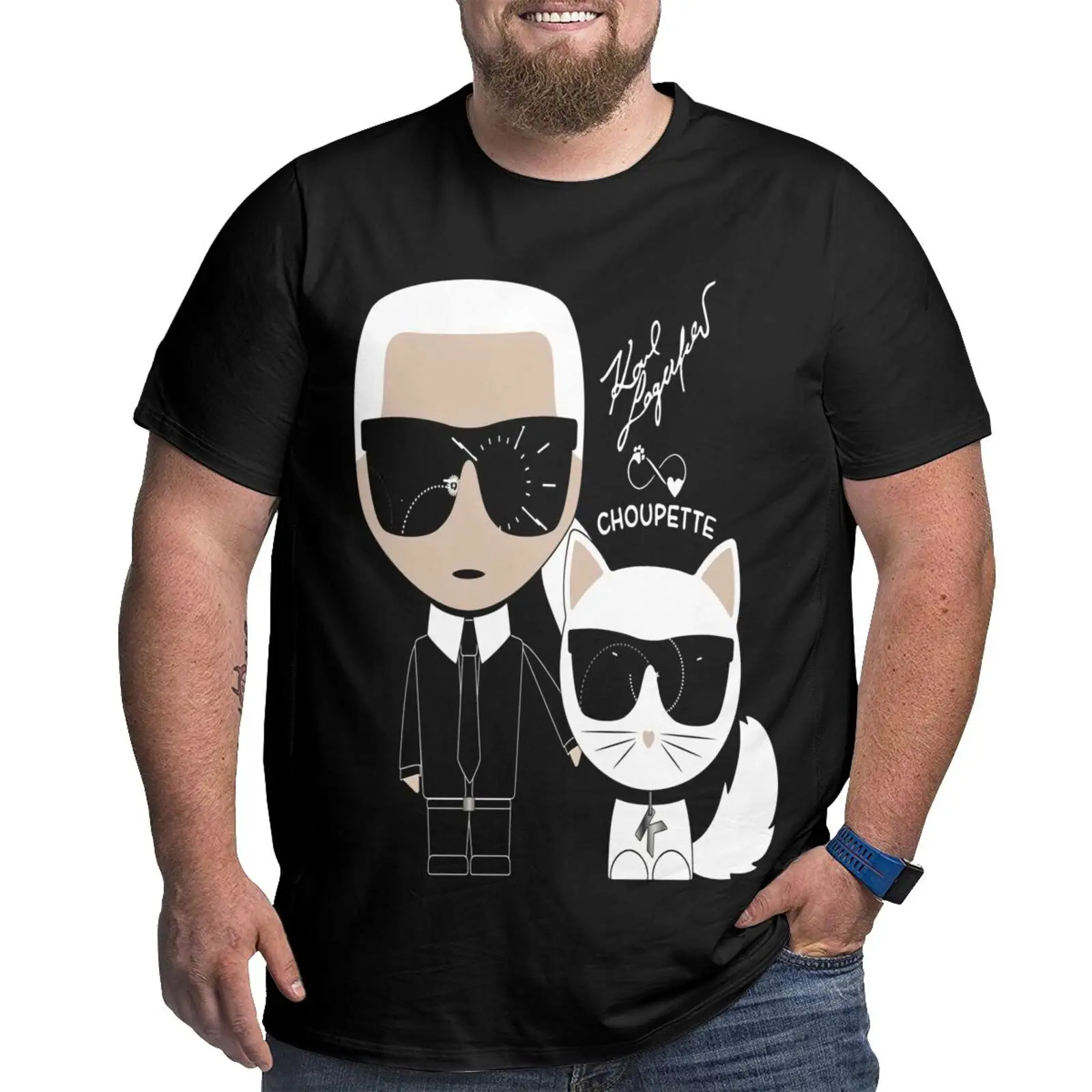 

Футболка оверсайз Menand Cat Choupette Ikonik, Мужская одежда, футболки для мужчин, футболки для мужчин, футболки для женщин