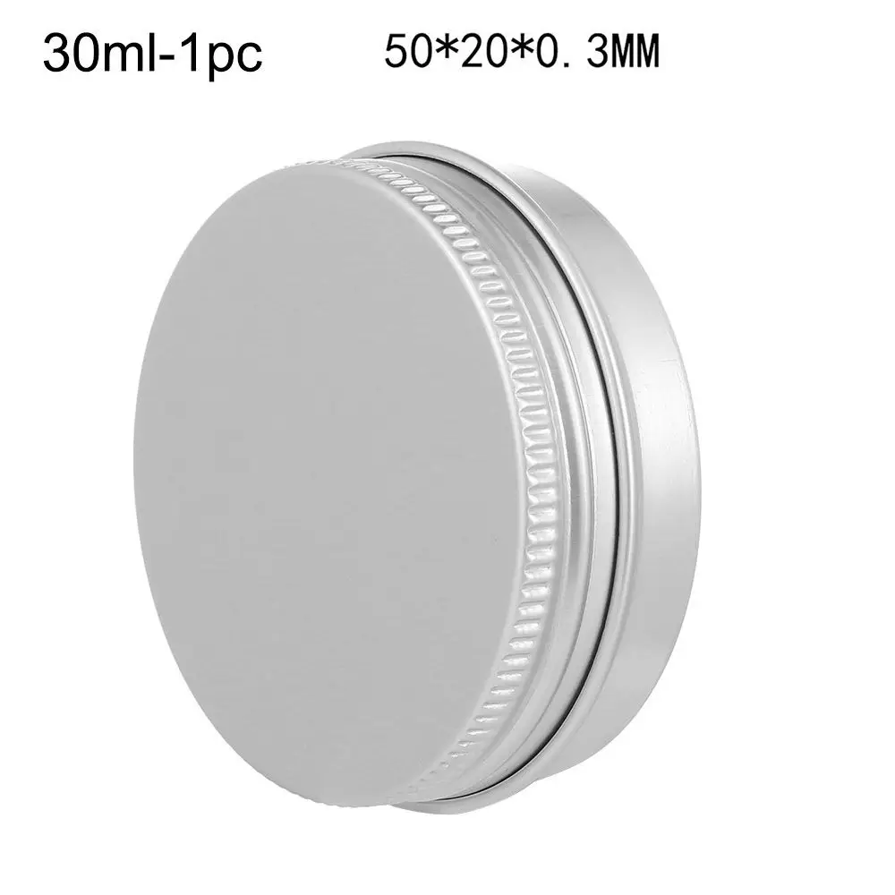 

Круглые алюминиевые бутылки 10-150 мл, пустые банки для образцов, косметический контейнер, масло, емкость с верхним винтом, банка с крышкой