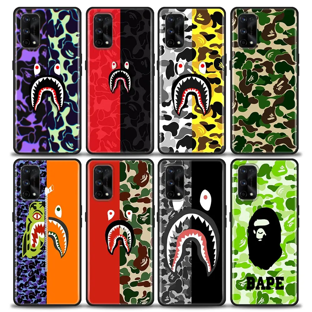 

Funda Case For OPPO Realme X50 X7 XT X 10 9 9I 8 8I 7 7I 6 5 Pro Plus 5G Soft Silicone Phone Case Capa Para Camouflage Pattern