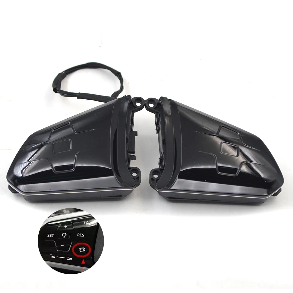 

Рама рулевого колеса подходит для VW Golf 8, MK8, R, GTI, с многофункциональными кнопками/сенсорными кнопками, автомобильные аксессуары 1EA 959 442