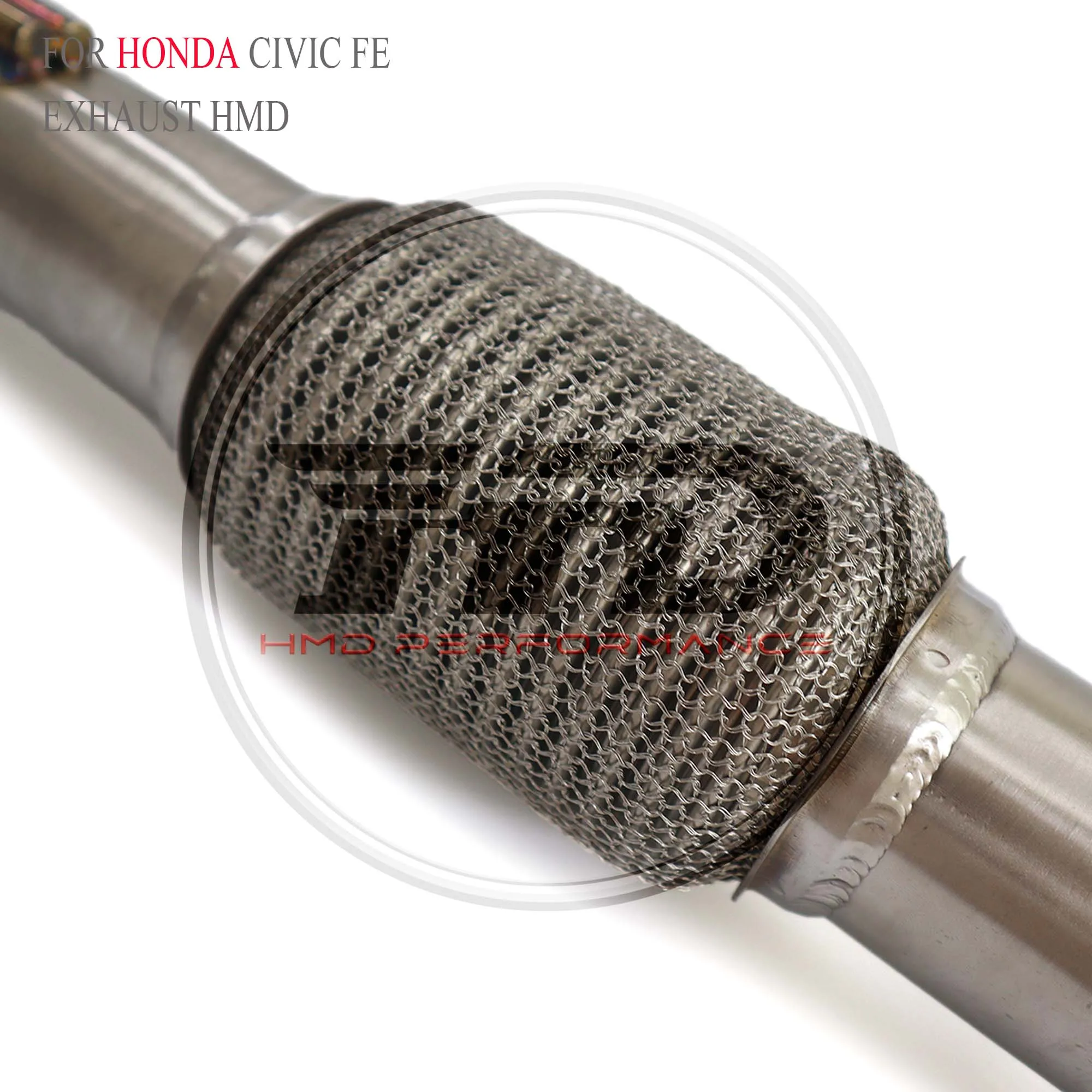 Выхлопная система HMD резонансное устройство с высоким потоком для Honda Civic FE 1 5 T