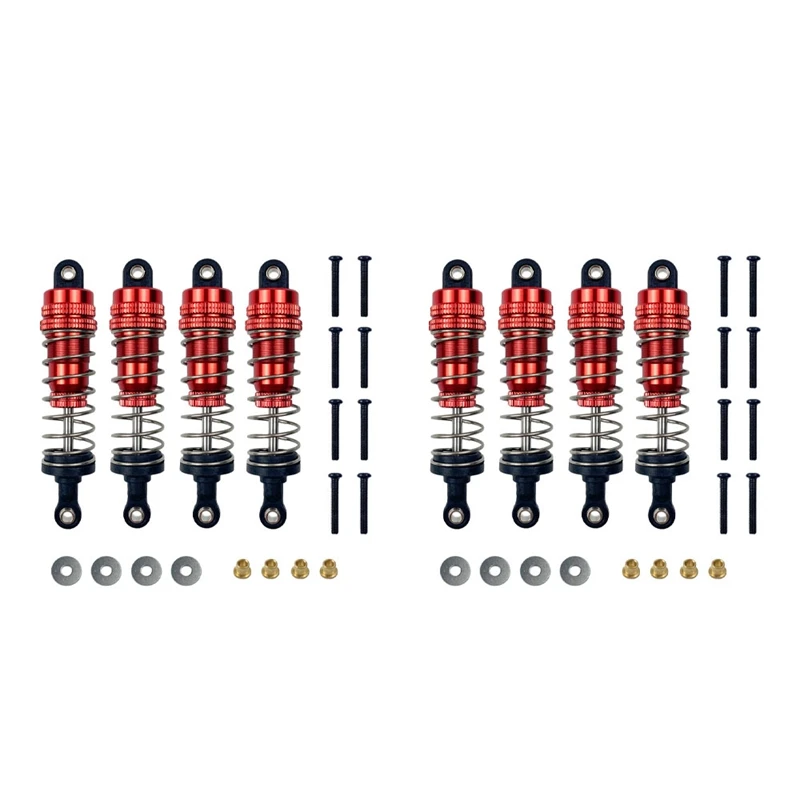 

8X For MN86K MN86KS MN86 MN86S MN G500 1/12 RC Car Upgrade Parts Metal Shock Absorber Damper Accessories,Red