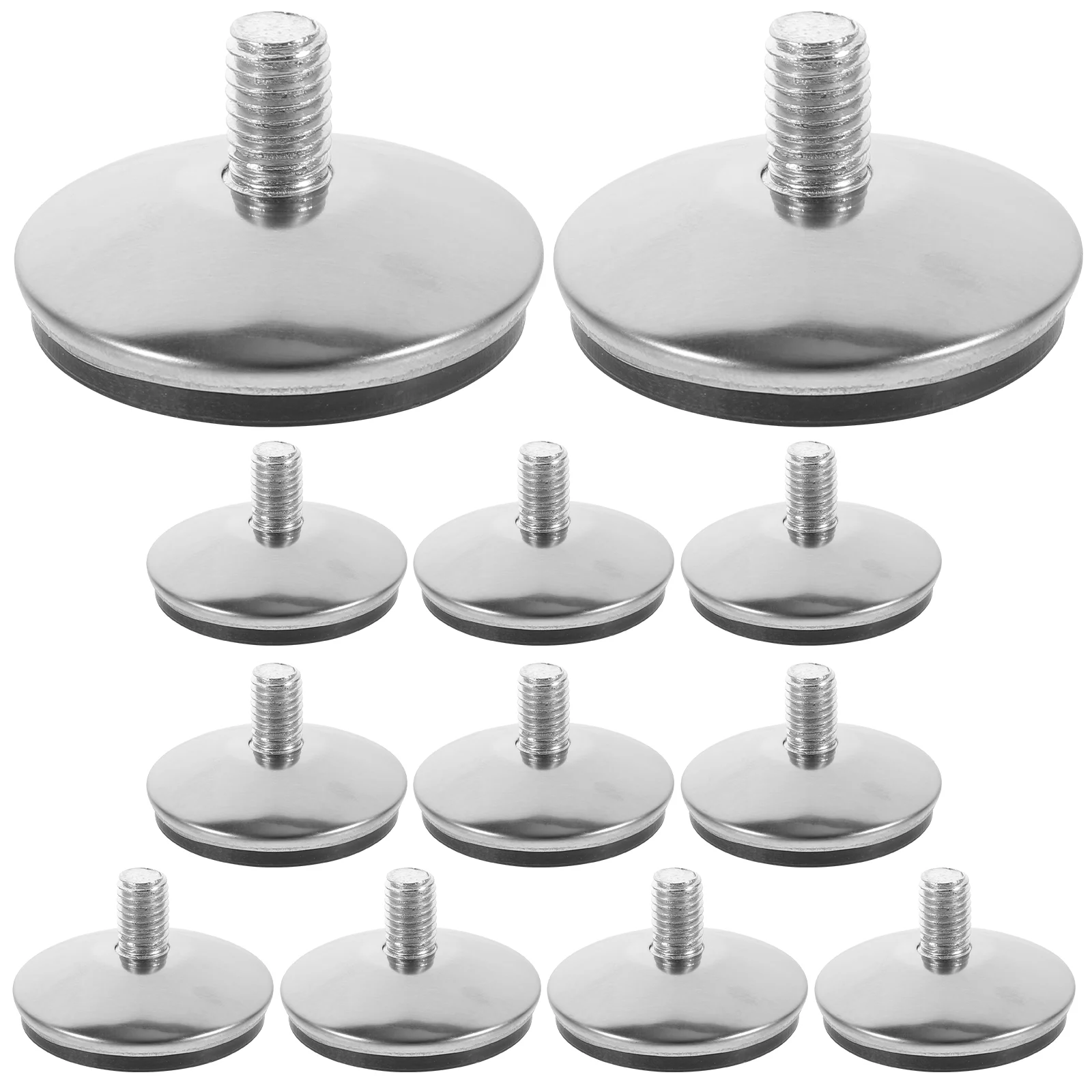 

12 pcs Non-skid Furniture Legs Screw on Furniture Feet Anti-skid Sofa Feet for Desk