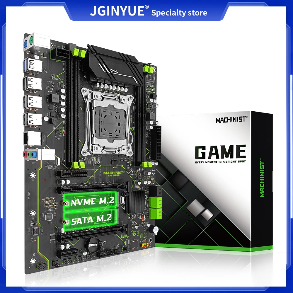 MACHINIST X99 материнская плата LGA 2011-3 Поддержка Xeon E5 V3 V4 серия ЦПУ процессор DDR4 ECC RAM NVME