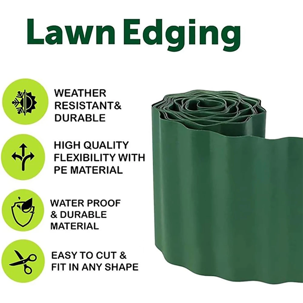 Ландшафтная окантовка 30 футов (Д) × 6 дюймов (в) для сада газон ландшафта садовый