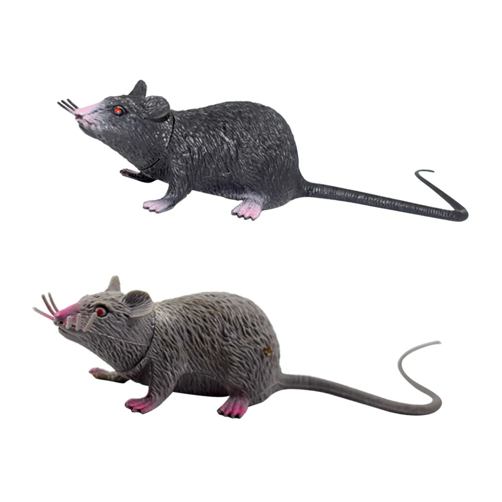 

Prank Realistic Rat Mice Faketoyrats Simulationcat Model Lifelike Trick Decor Bulk Terror Figures Joke Props Creepy Prop Scary