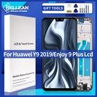 Оригинальный 5,5-дюймовый сенсорный ЖК-экран Catteny Enjoy 9 Plus для Huawei Y9 6,5, дигитайзер в сборе, бесплатная доставка с рамкой
