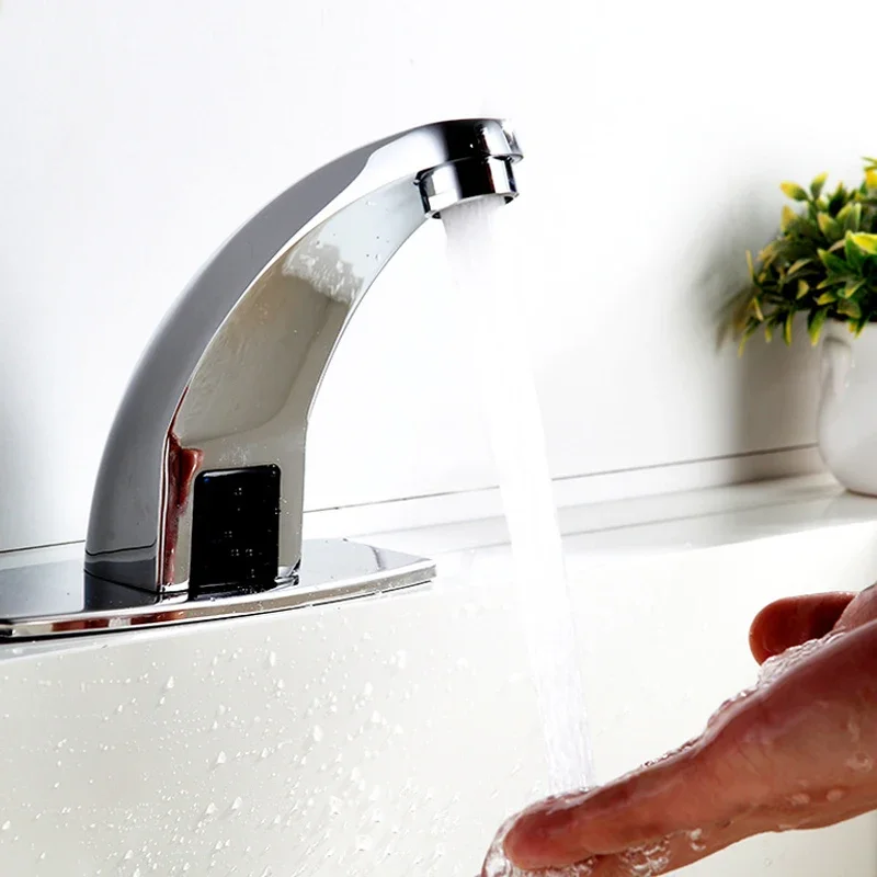 Автоматические смесители для раковины кран Hands Free инфракрасный воды индуктивный