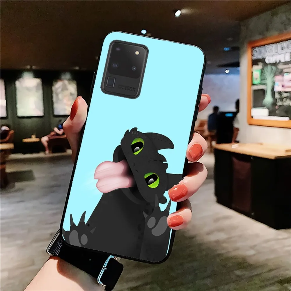 Чехол для телефона с рисунком Т-беззубик Samsung S 9 10 20 21 22 23 30 24 plus lite Ultra FE S10 Lite Fundas