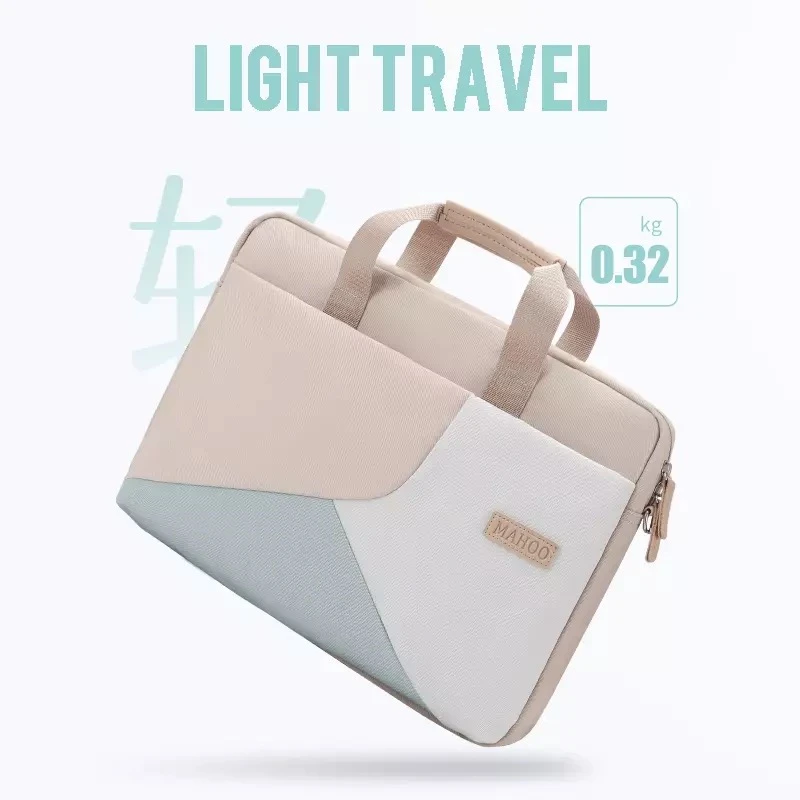 Fashion Women's Laptop Bag 13.3 14 15.6 Inch Waterproof Notebook Bags For Men's Travel Crossbody Case Shoulder Handbag Briefcase