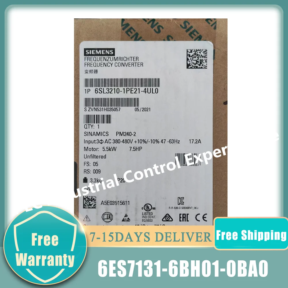 

6SL3210-1PE21-4UL0 SINAMICS G120 POWER MODULE PM240-2 6SL3210-1PE21-4UL0