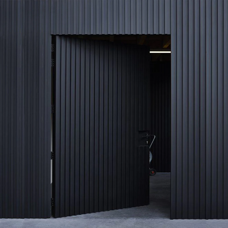 Prettywood Современный стиль Серый внешний вид виллы Передний вход безопасности