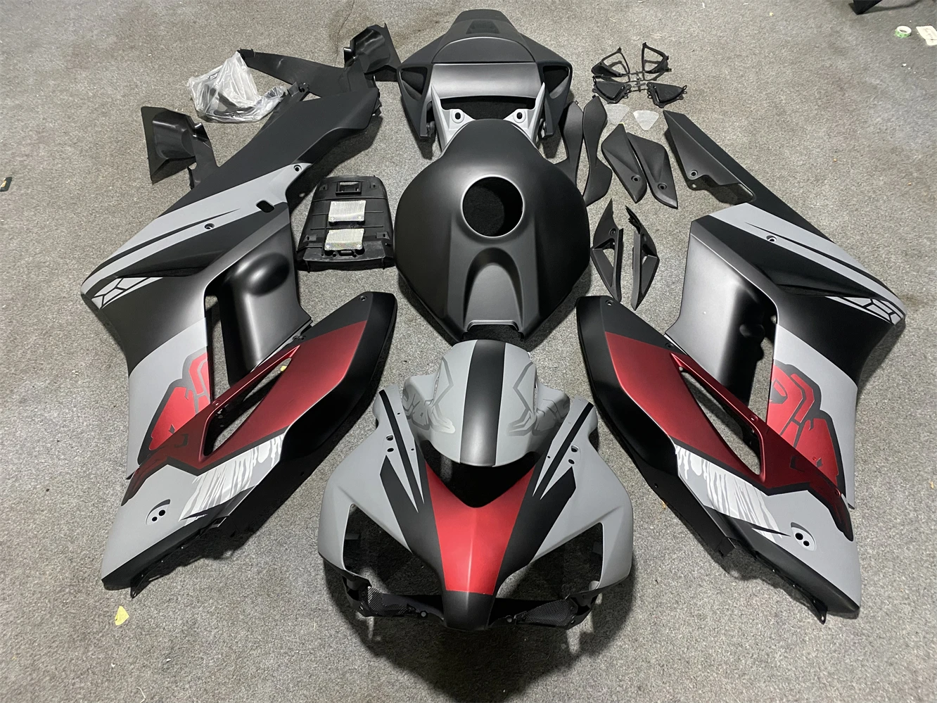 

Комплект обтекателей для мотоцикла CBR1000RR 04 05 CBR1000 2004 2005, матовый черный серый красный корпус для мотоцикла