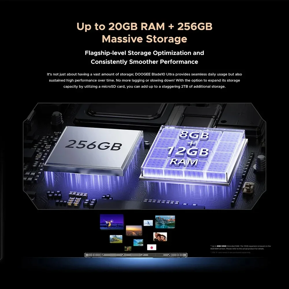Смартфон DOOGEE Blade 10 4G 6 56 дюйма 8 + 256 ГБ Android 14