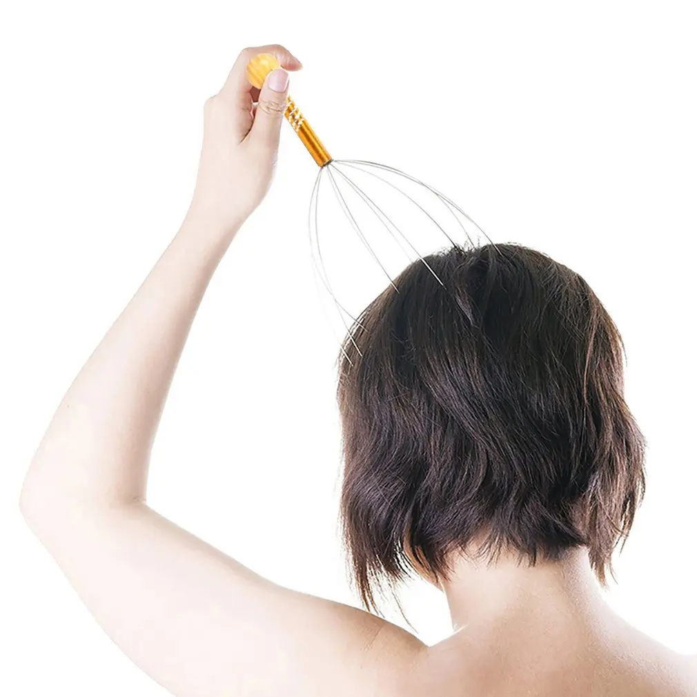 

Head Wire Massage Claw Octopus Head Massager Scalp Relaxation Clearing Veins Soothing Brain Refreshing Head Relaxer Hair Claw